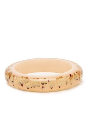 Louis Vuitton Bracelet Jonc Bangle Beige Resin